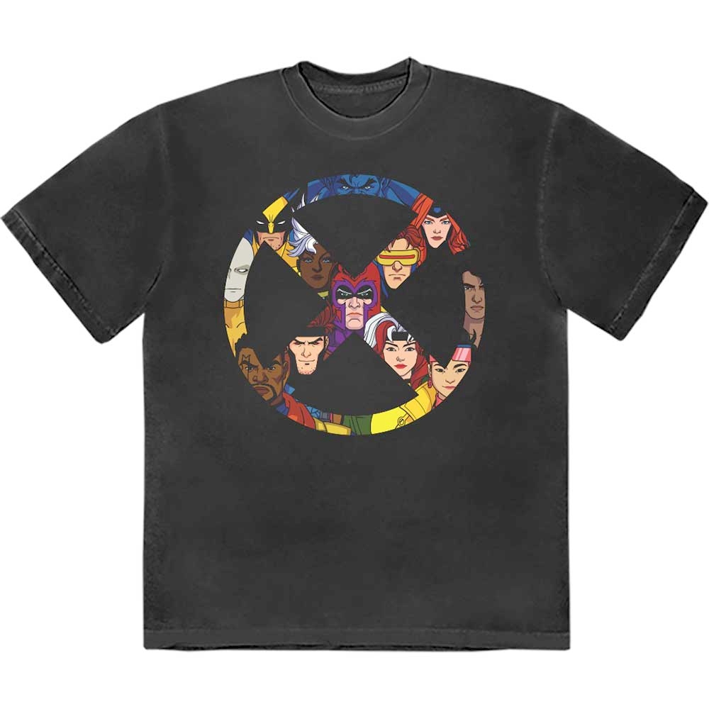 Marvel The XMen - XMen '97 X Badge Tshirt Homme - Noir